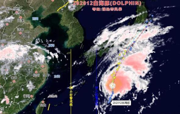 12号台风路径实时最新消息 十二号台风白海豚增至强热带风暴