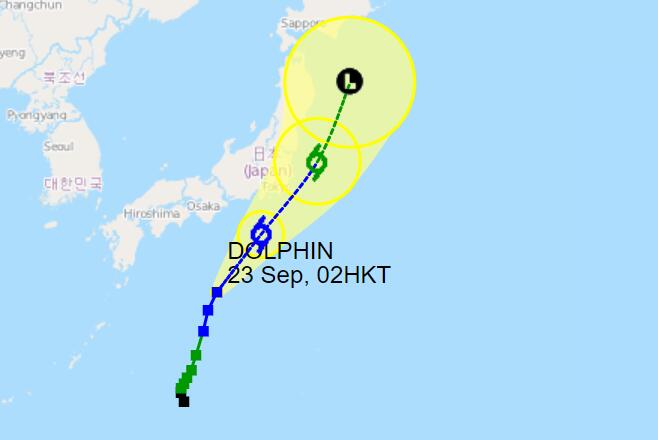 2020台风白海豚路径图最新消息 12号台风路径实时发布系统路径图今天 