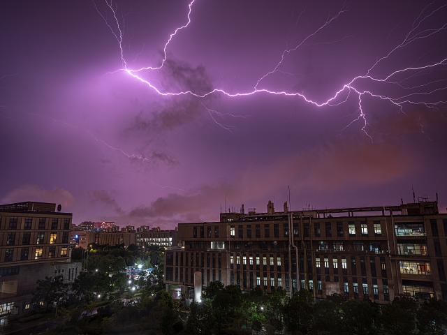 今明两天山东地区有雷雨 局部伴有7-9级大风