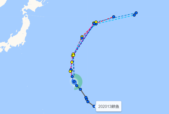 13号台风温州台风网台风路径图最新 国庆“鲸鱼”实时发布系统路径图