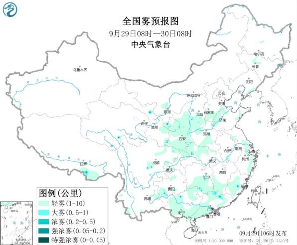 2020全国雾霾预报：新疆南疆内蒙古等地有扬沙或浮尘天气