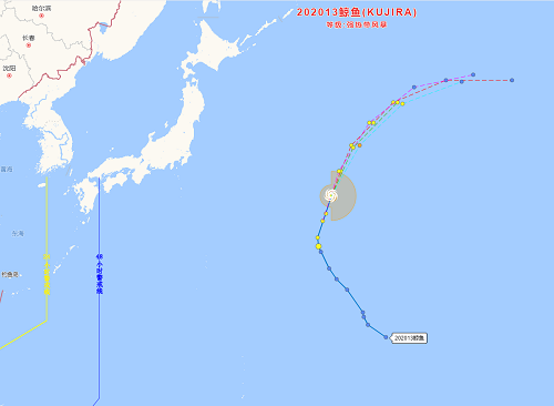 今年第13号台风最新消息 台风鲸鱼29日夜间强度逐渐减弱