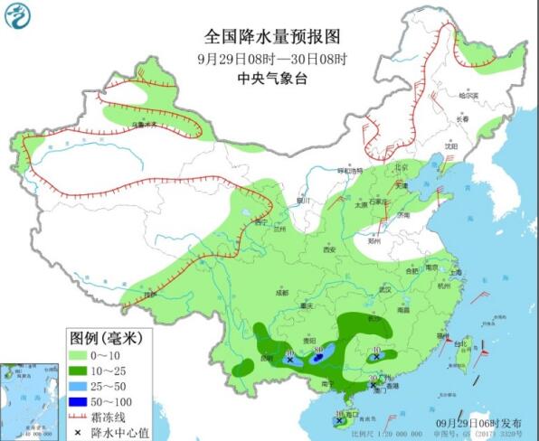 北京河北等中东部仍有强降雨 华北东北气温普遍降到20℃以下