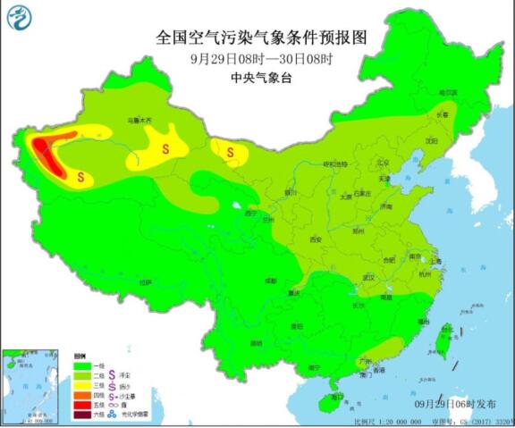 2020全国雾霾预报：新疆南疆内蒙古等地有扬沙或浮尘天气