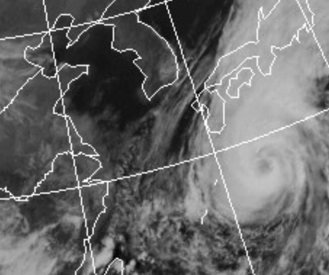 14号台风路径实时发布系统高清卫星云图 “灿鸿”最新云图发展实况