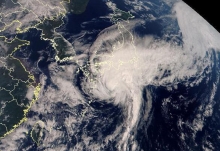 2020台风最新消息今天 14号台风灿鸿预计10日夜间从日本东京掠过