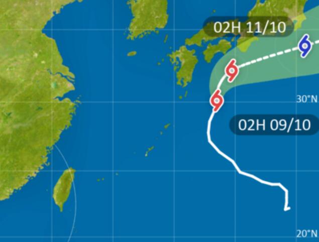 14号台风灿鸿最新路径图今天 十四号台风路径实时发布系统趋势图