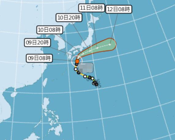 14号台风灿鸿最新路径图今天 十四号台风路径实时发布系统趋势图