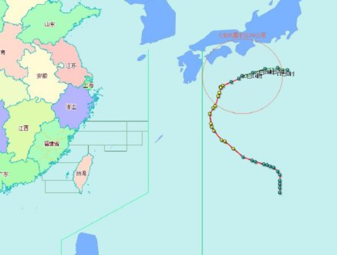 2020年第14号台风灿鸿最新消息今天 灿鸿即将变性为温带气旋