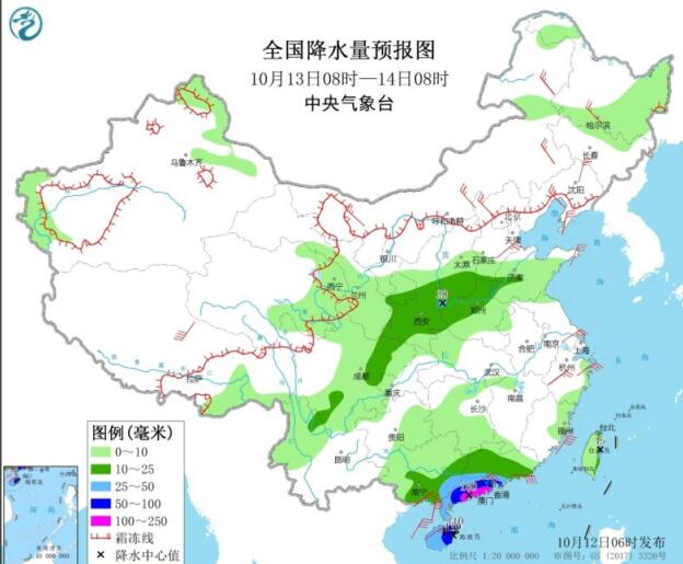 冷空气发力东北华北气温骤降8℃ 16号台风浪卡即将生成影响海南