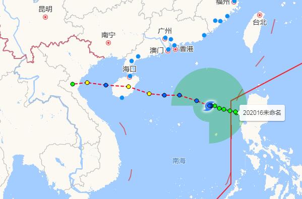 16号台风实时发布系统今天 台风“浪卡”是否对中山市有影响