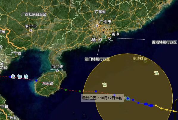 16号台风路径实时最新消息今天 台风“浪卡”会对东莞市带来影响吗