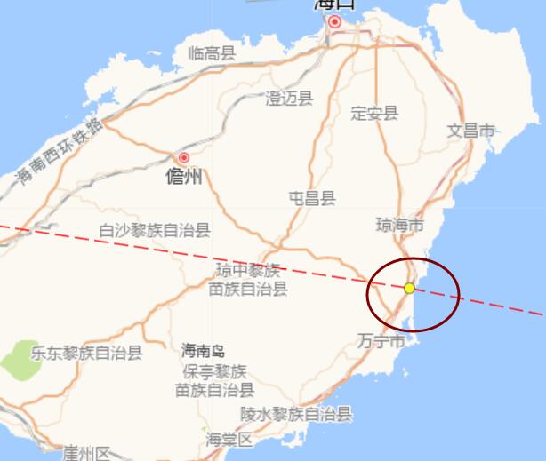 海口台风网16号台风路径图 台风“浪卡”会登陆影响海口吗