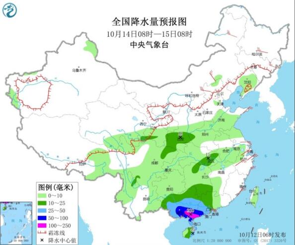 冷空气发力东北华北气温骤降8℃ 16号台风浪卡即将生成影响海南