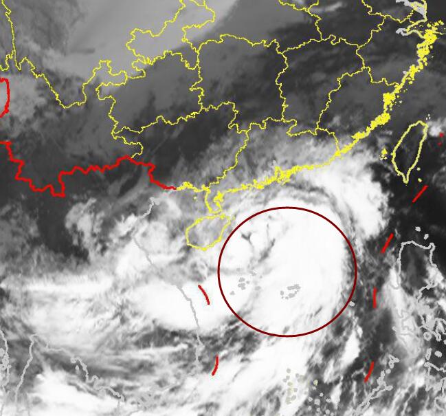 16号台风路径实时发布系统卫星云图 最新台风浪卡卫星云图实况更新