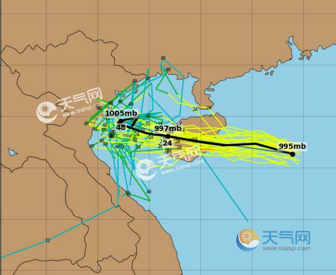 2020台风浪卡实时路径图16号台风路径实时发布系统最新路径图