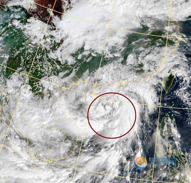 16号台风路径实时发布系统卫星云图 最新台风浪卡卫星