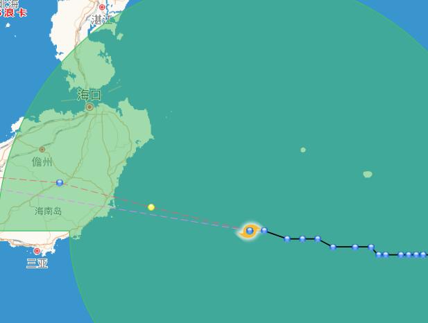 海南台风网16号台风最新消息路径 台风浪卡即将登陆海南风雨已到货