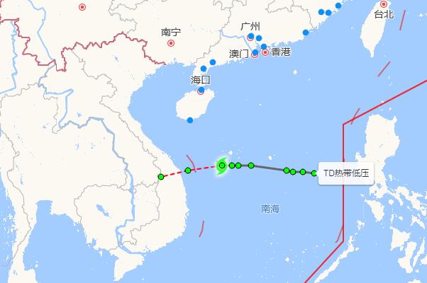 17号台风路径实时发布系统今天 台风“沙德尔”或影响海南沿海地区
