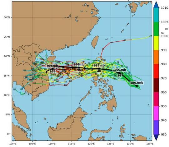17号台风实时发布系统 台风“沙德尔”最大风力达12级并影响我国华南地区