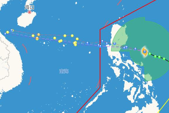 17号台风最新消息台风路径图 “沙德尔”未来路径发展走向预测图