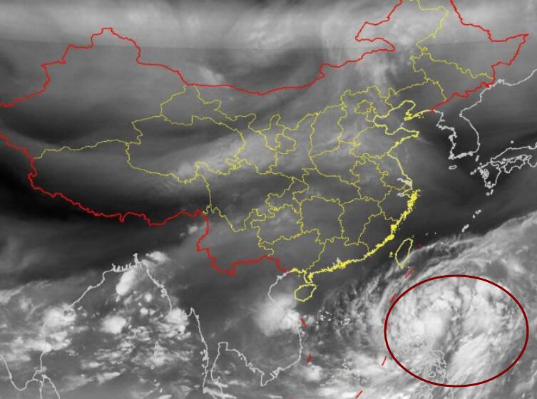 第17号台风路径实时发布系统云图更新 台风沙德尔超清晰卫星云图汇总