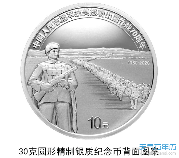 2020抗美援朝纪念币价值多少钱