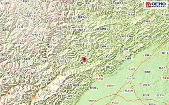 四川绵阳4.6级地震最新消息今天 目前暂无人员伤亡报告