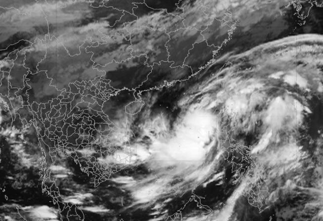 17号台风沙德尔云图最新消息 十七号台风卫星云图实时发布系统  