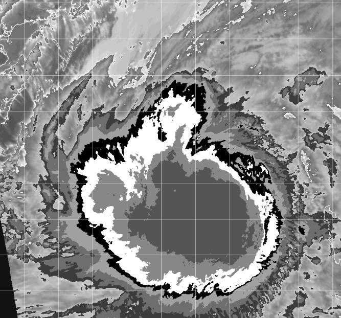 17号台风路径实时发布系统今天云图 台风沙德尔高清卫星云图实况更新