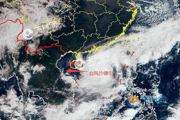 三亚台风实时最新消息 台风沙德尔24日起将影响三亚市