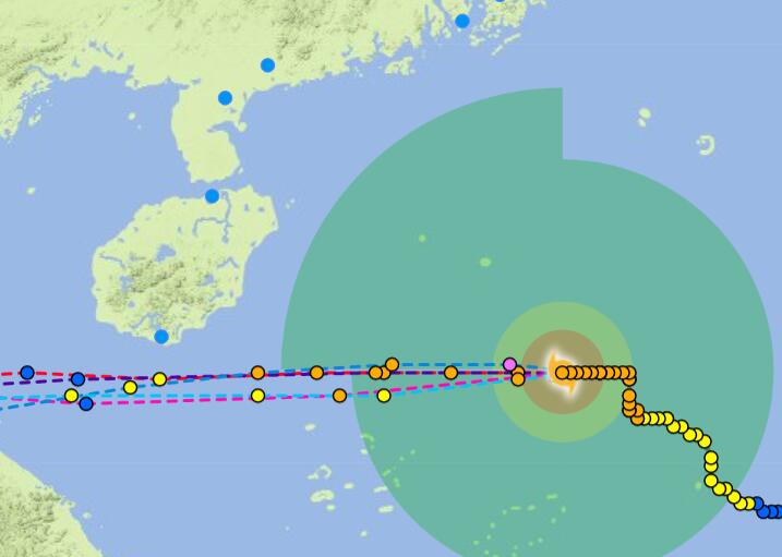 温州台风网17号台风路径图消息 台风沙德尔对福建有影响吗