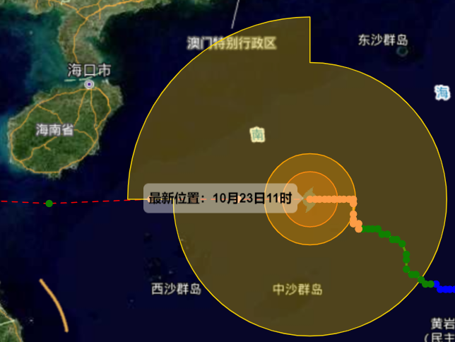 17号台风沙德尔最新位置登陆哪儿 17号台风最新消息2020路径 （实时）