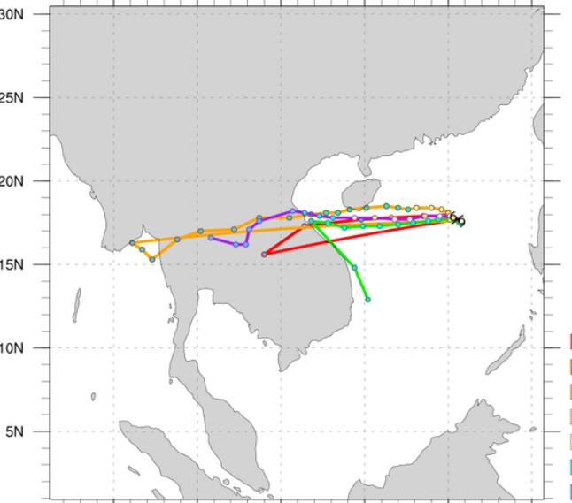 台风路径实时发布系统17号台风路径图 台风沙德尔今日路径走向图