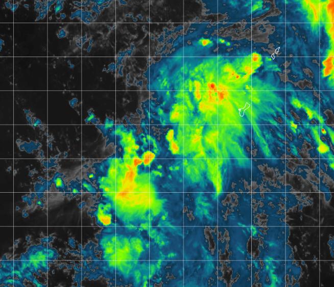 台风路径实时发布系统19号云图 十九号台风天鹅高清卫星云图更新