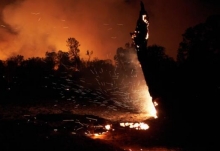 受加利福尼亚州山火影响 美国加州将有超过36万户断电
