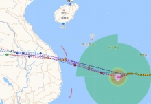 18号台风实时最新消息今天 台风莫拉菲最大风力将达到超强台风级