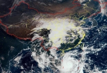 2020年台风最新消息 18号台风莫拉菲升级为强台风海南发布台风三级预警