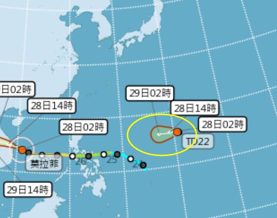 19号台风天鹅最新消息今天 预计最快一天内生成