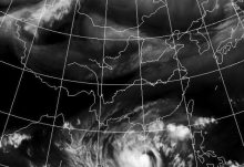 18号台风路径实时发布系统今天云图 台风莫拉菲卫星云图发展情况