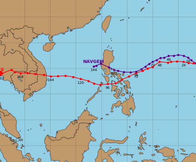 海南台风路径实时发布系统19号  台风天鹅将接手莫拉菲影响海南
