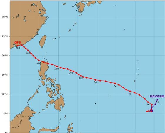 20号台风路径实时最新消息 台风艾莎尼会登陆广东吗