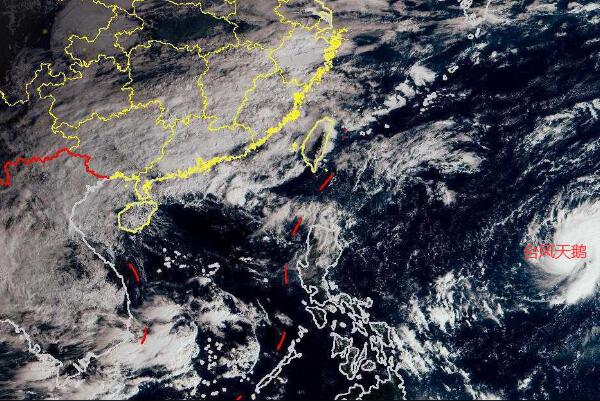 19号台风天鹅已于今天生成 20号台风预计最快将在10月30日生成