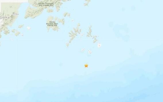 美国2020地震最新消息今天 阿拉斯加州附近海域5.1级地震