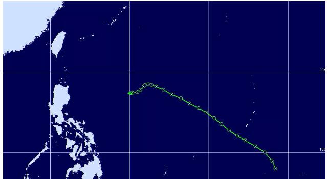 2020温州台风网双台风路径图 19号天鹅20号艾莎尼同日生成会登陆哪里