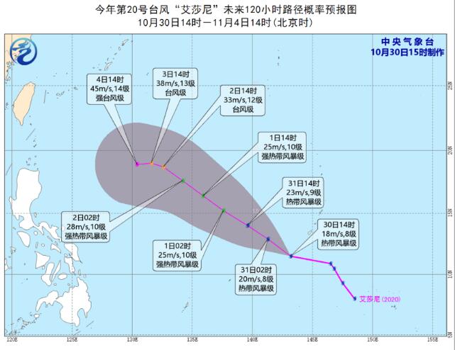 19号台风天鹅最新具体位置图 2020年第20号台风路实时发布系统云图