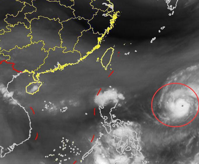 19号台风路径实时发布系统云图今天  超强台风“天鹅”高清壮观云图