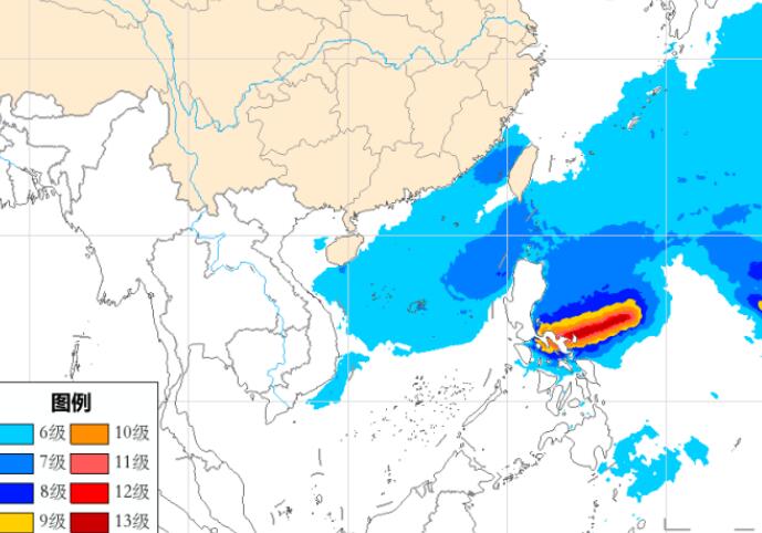 海南台风19号天鹅最新消息 11月1日登陆菲律宾2日到达南海