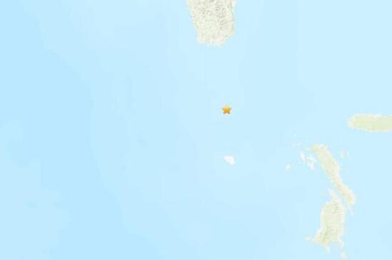 印尼西部海域发生5.0级地震 目前地震未引发海啸预警