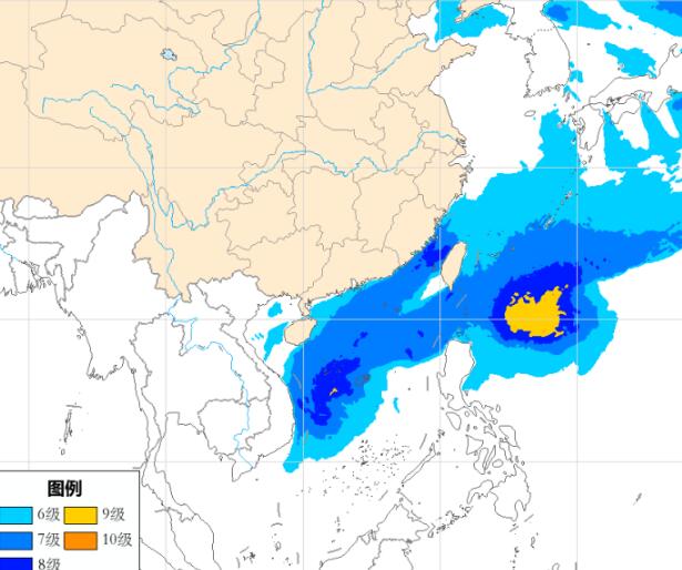 19号广东台风路径实时发布系统 “天鹅”影响广东部分地区有风雨